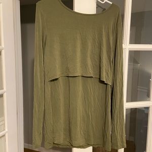 Latched Mama Nursing Long Sleeve Nursing Shirt